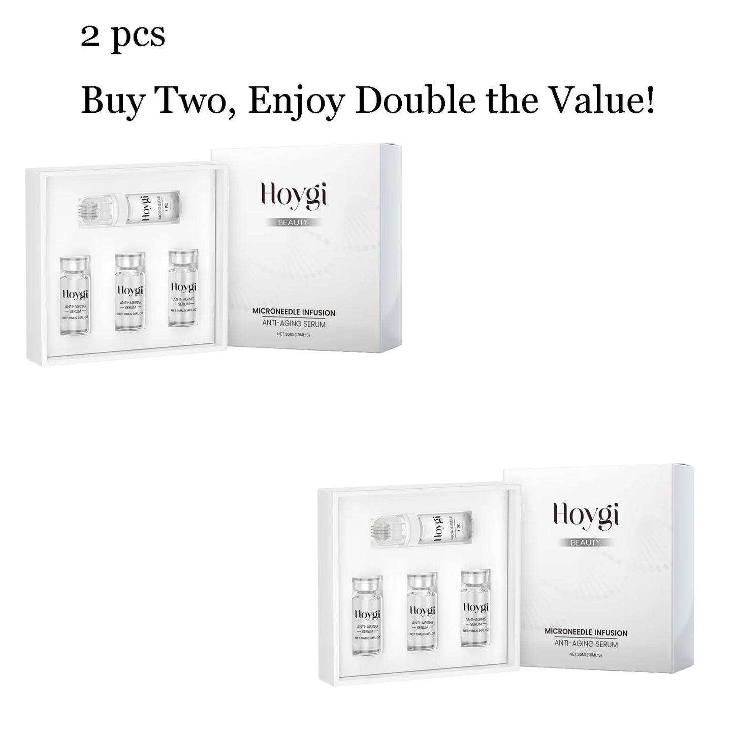 Hoygi 30ml Hydrating Face Serum Roller Set | Anti-Aging Glow