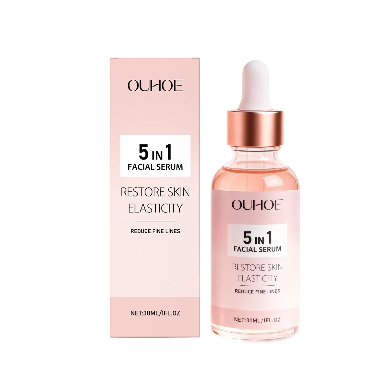 Antioxidant 5-in-1 Facial Serum | Brighten, Tighten & Fade Dark Spots Brightening Face Serum Peaceful Pleasures Health and Wellness 30ml boxed