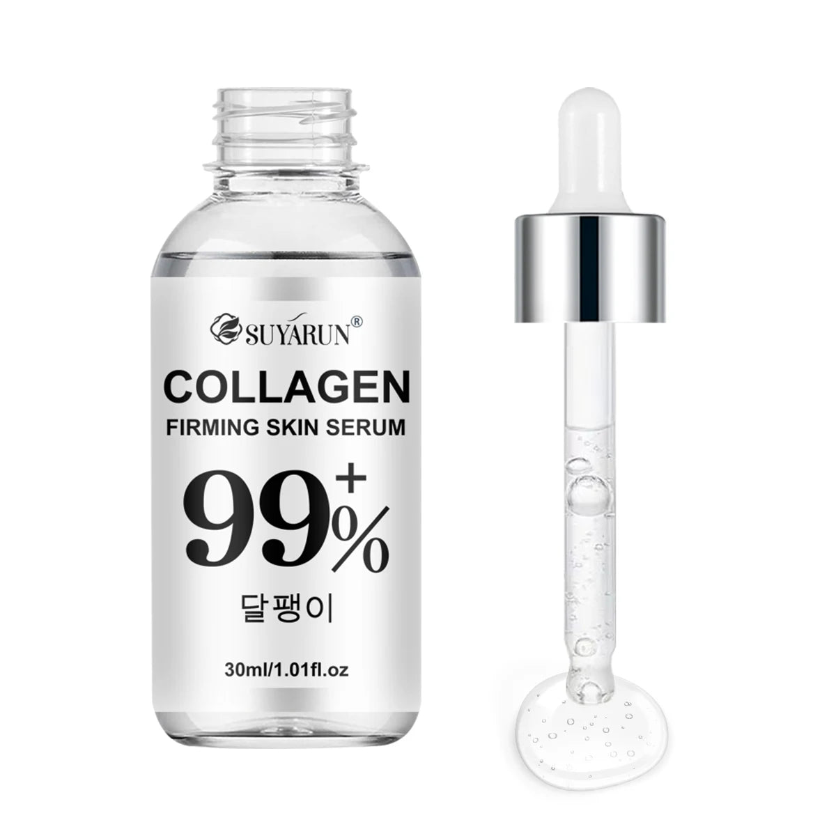 SUYARUN Collagen Firming Serum for Face - Anti-Aging & Skin Tightening Essence with Hyaluronic Acid, Fast Shipping. Peaceful Pleasures Health and Wellness 30ml