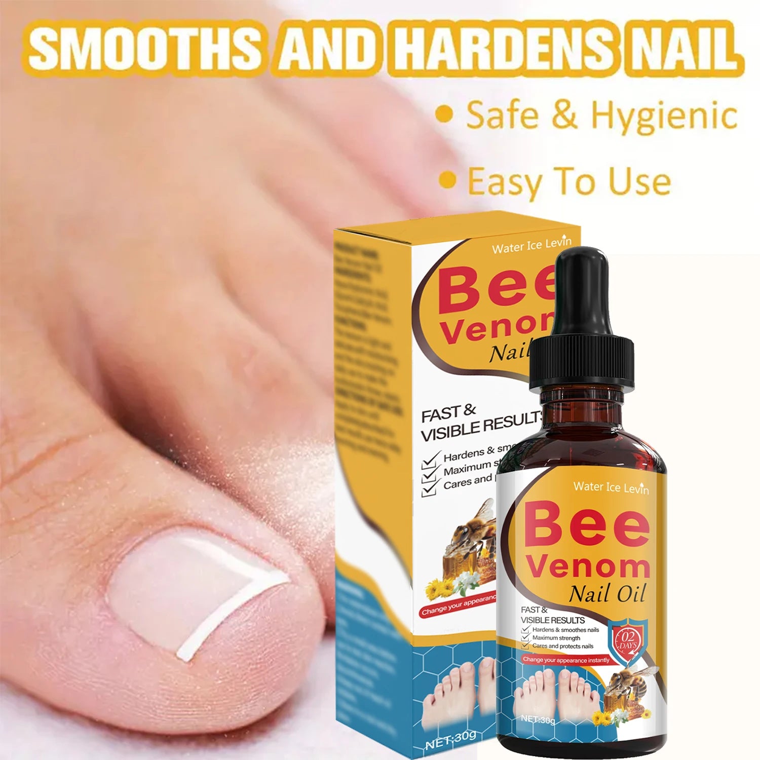Bee Venom Nail Oil with Salicylic Acid – Harden & Strengthen Nail Strengthening Oil Peaceful Pleasures Health and Wellness