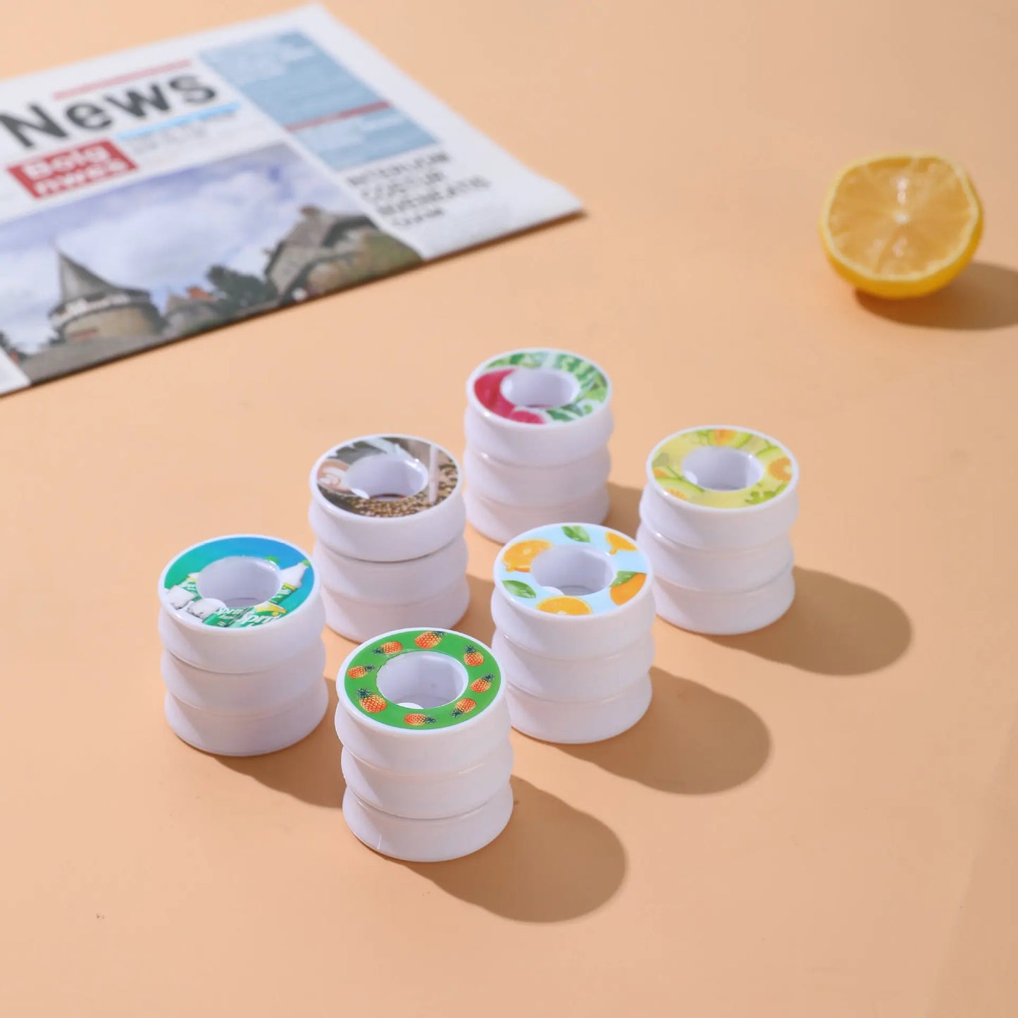 3-Pack Flavor Pods for Sports Water Bottles | Fruit Aroma Rings
