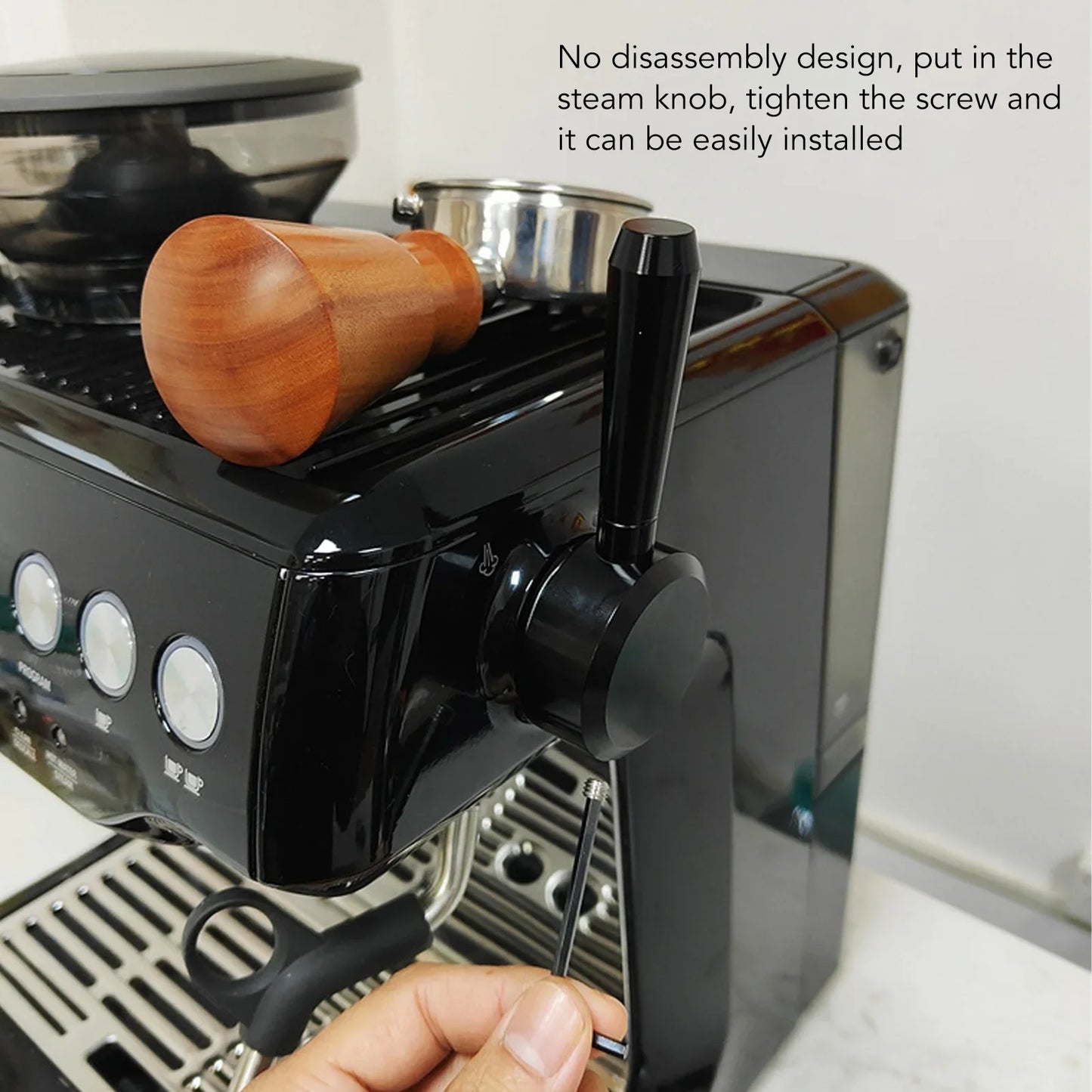 Coffee Machine Steam Lever Aluminium Alloy Conversion Accessory