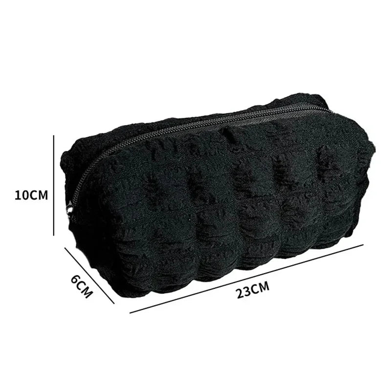 Pillow-Shaped Pencil Case & Cosmetic Bag for Girls | Polyester