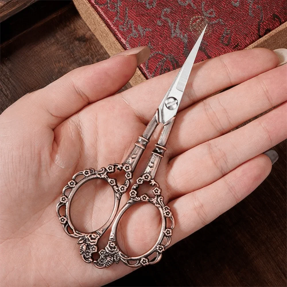 Retro Stainless Steel Tailor Scissors | Sharp Thread Cutter