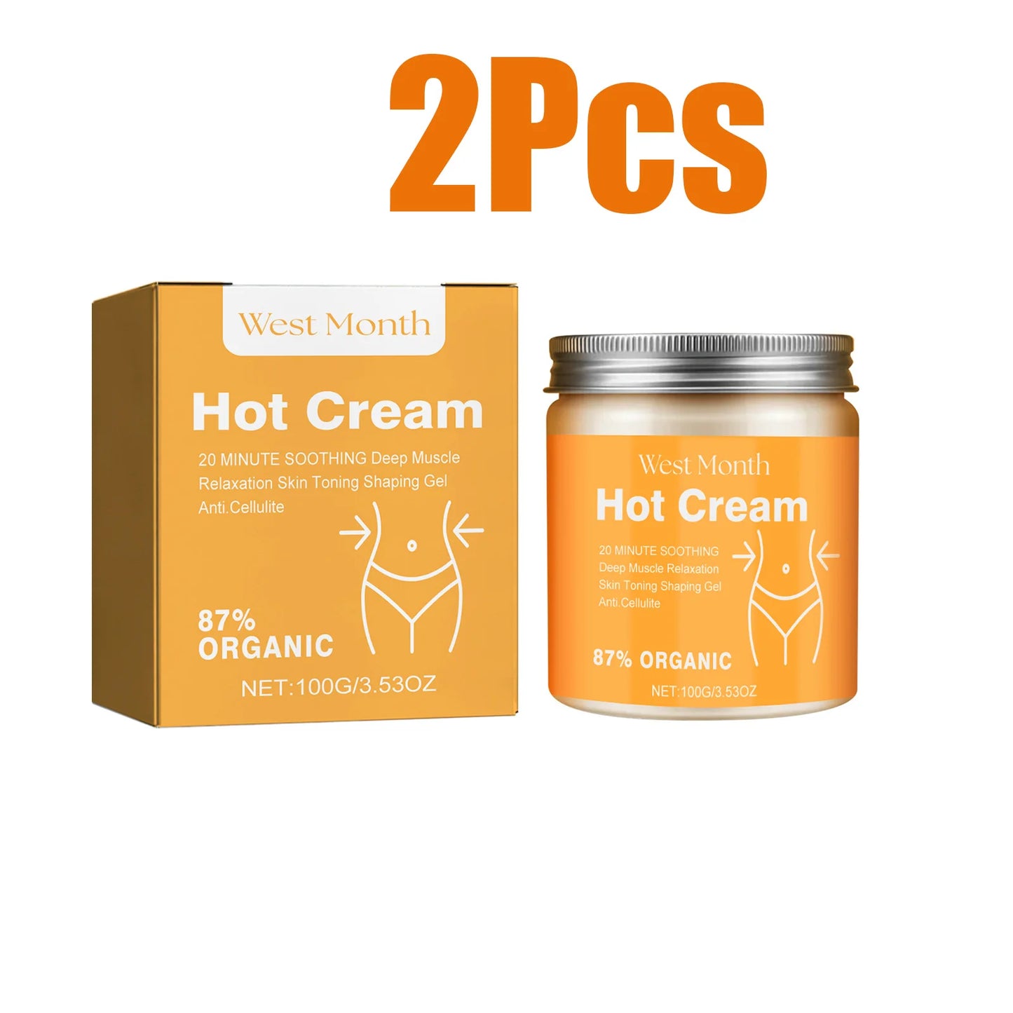 Hot Slimming Cream – Anti-Cellulite Thermal Body Massage Lotion