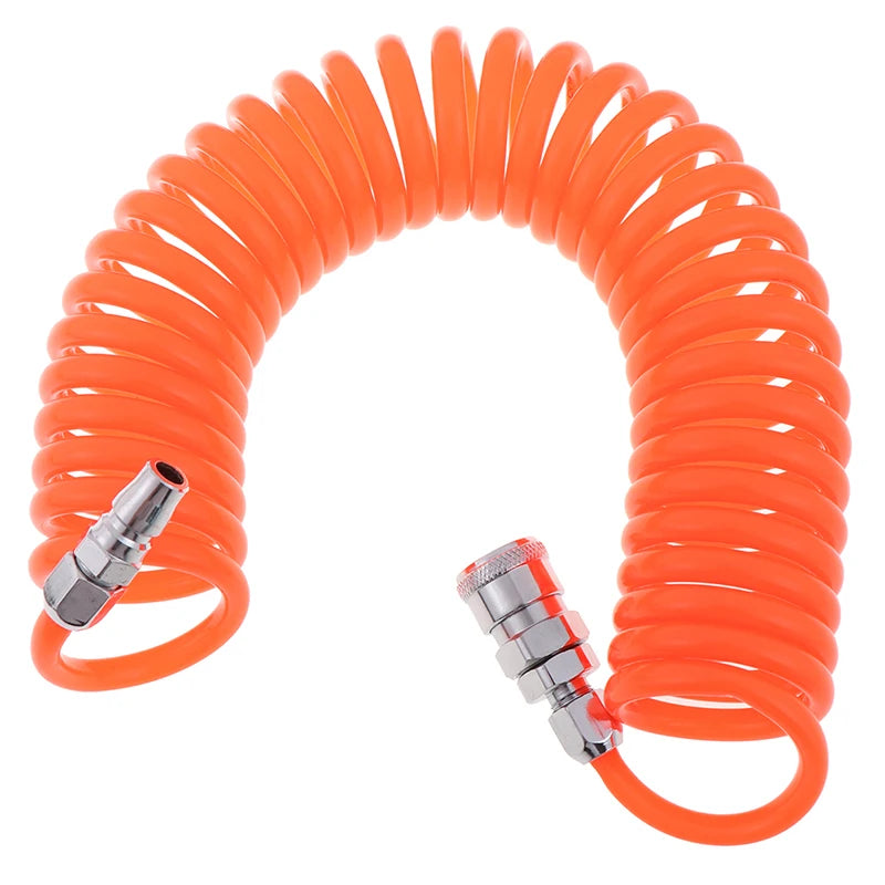 6m Coiled PU Pneumatic Air Compressor Hose – 8x5mm