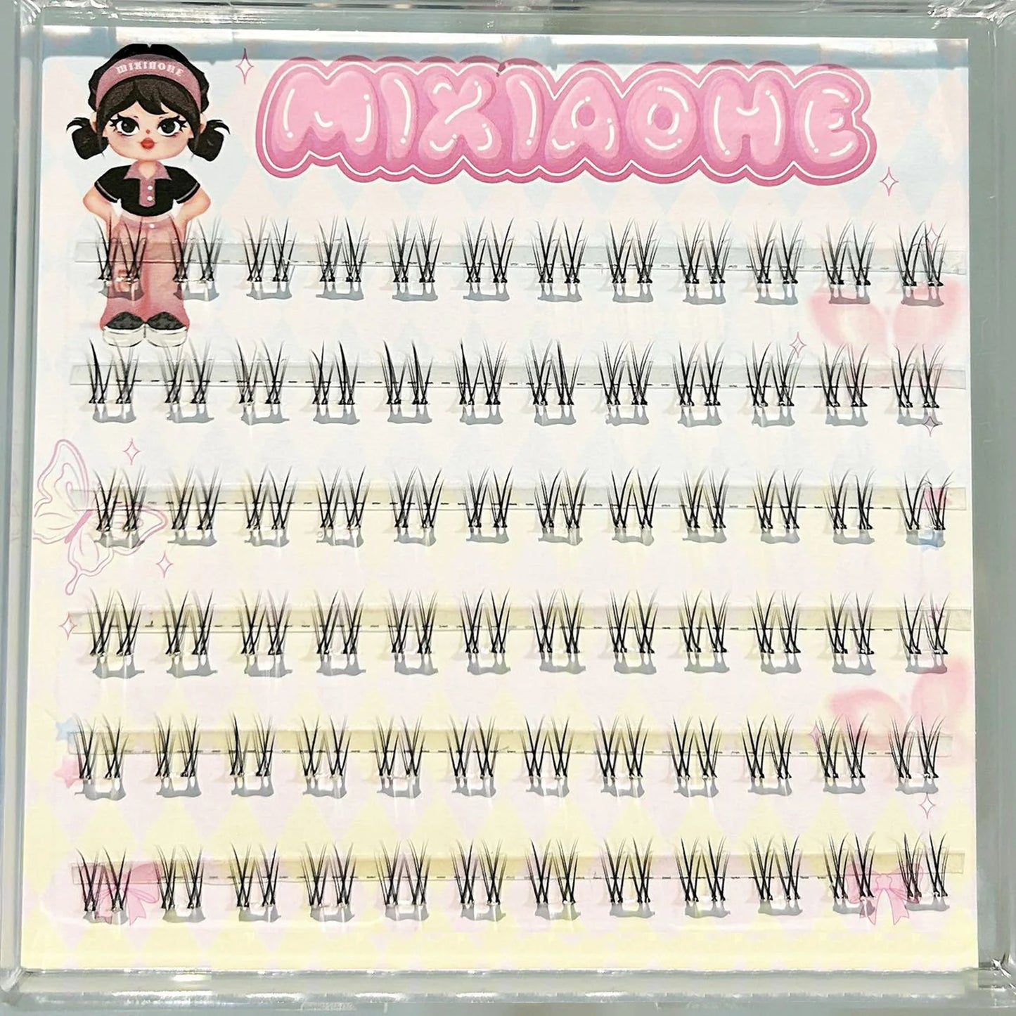 C Curl 11-12mm Fluffy Cluster False Eyelashes | 3D Lash Extensions