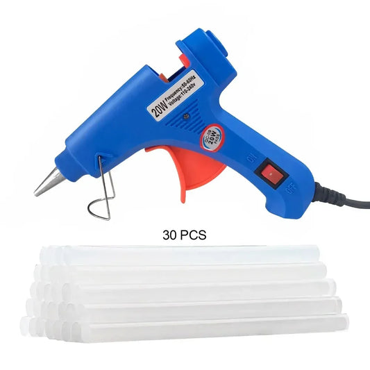 20W Mini Hot Melt Glue Gun – 7mm Glue Sticks, DIY & Crafts Hot Melt Glue Gun Oasis Select
