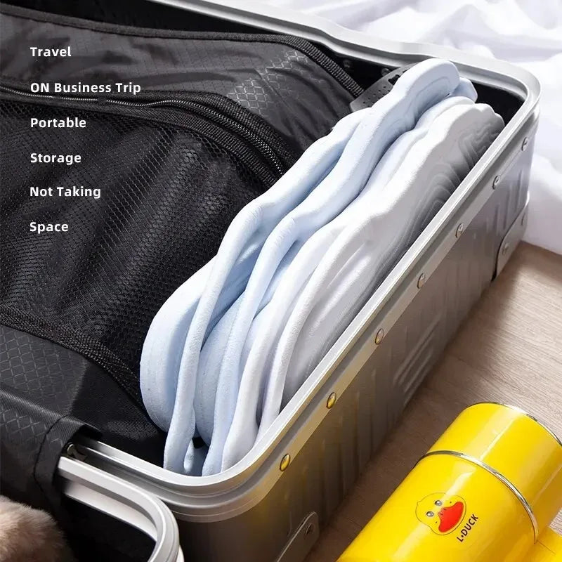 Foldable Travel Slippers – Portable Anti-Slip Hotel Flip Flops