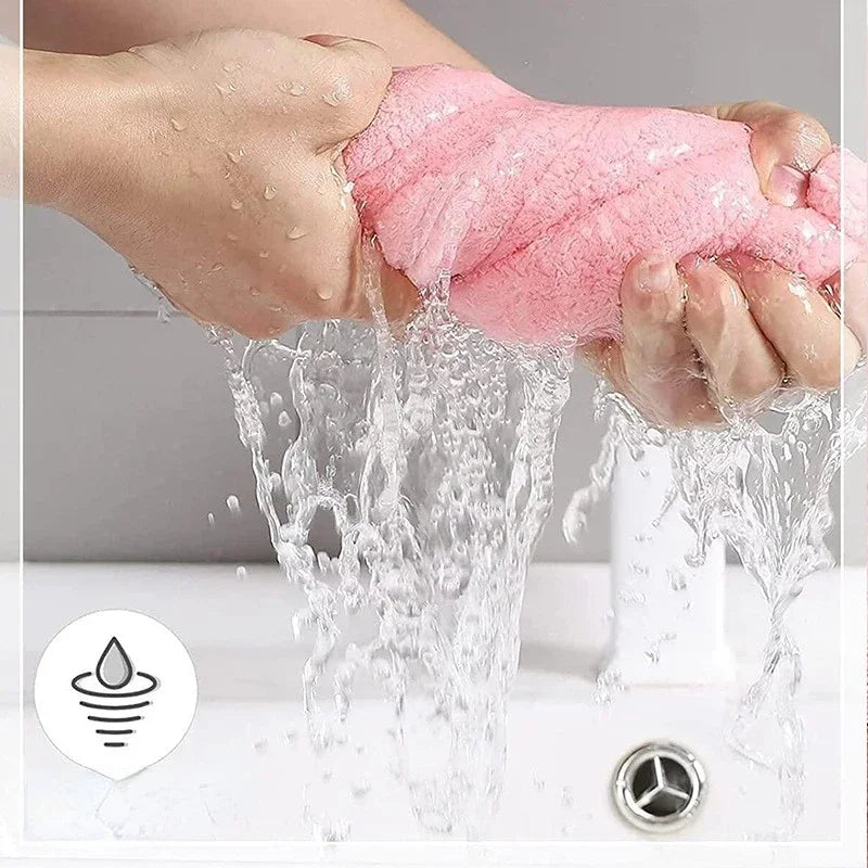 Microfiber Hair Towel, Turbans for Wet Hair, Drying Wrap Towels, Anti Frizz for Curly Women Girls, 65*25 Cm Peaceful Pleasures Health and Wellness