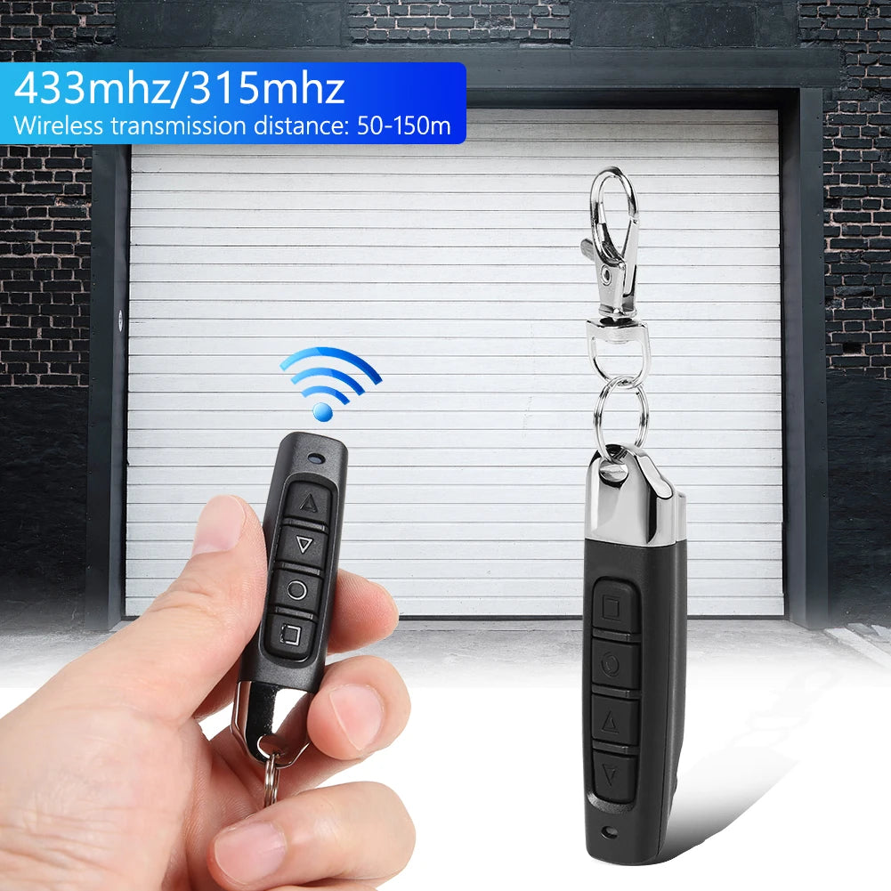 1/5PCS 433MHz Auto Copy Remote Control Electric Garage Door Opener Remote Controller Duplicator Clone Cloning Code Transmitter Peaceful Pleasures Health and Wellness