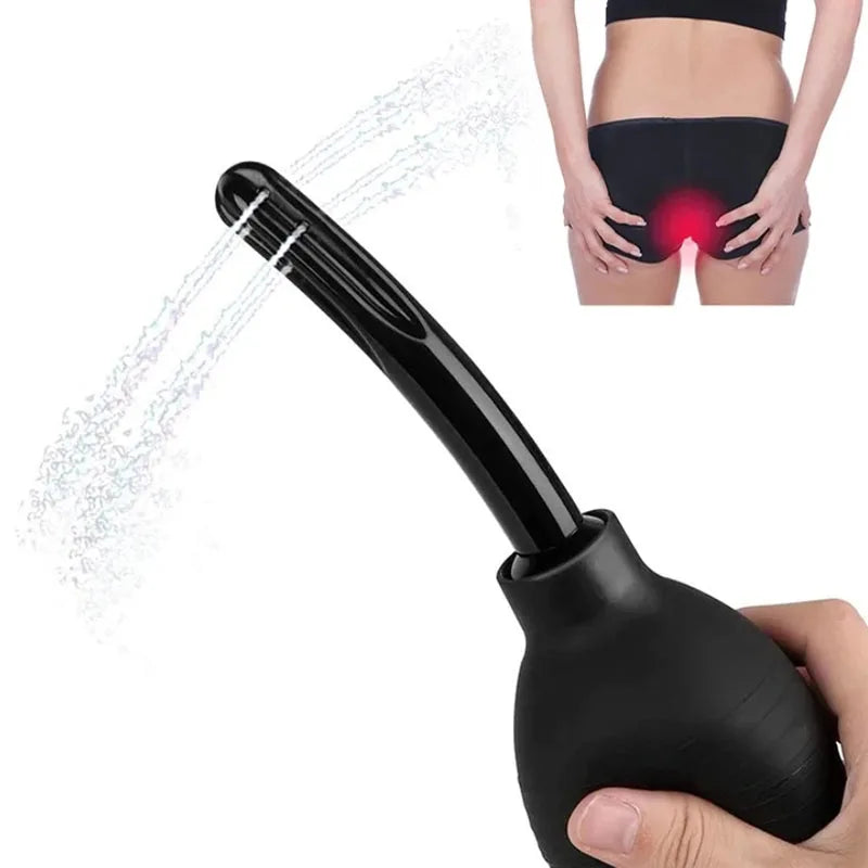 Anal Douche Bulb – 4 Sizes, Anti-Backflow Personal Hygiene Cleansing