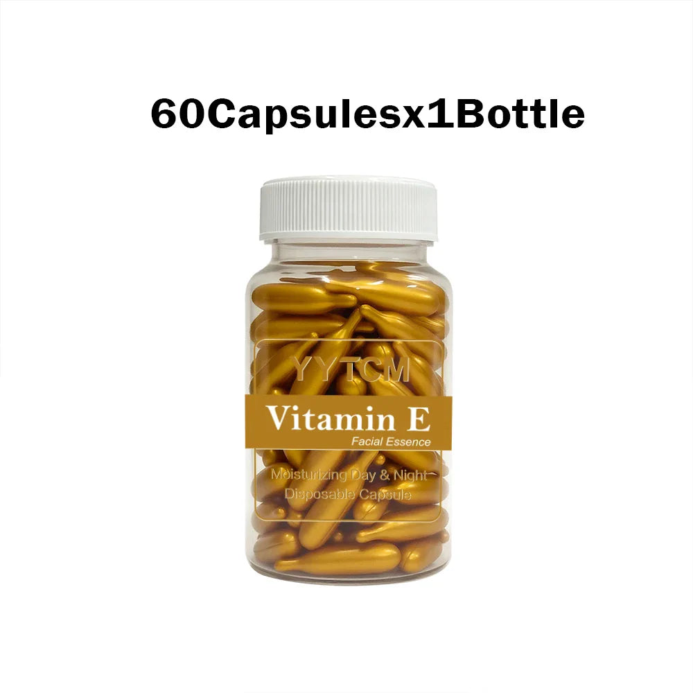 Vitamin E Serum Capsules – Hydrating Facial Oil | 90 Count