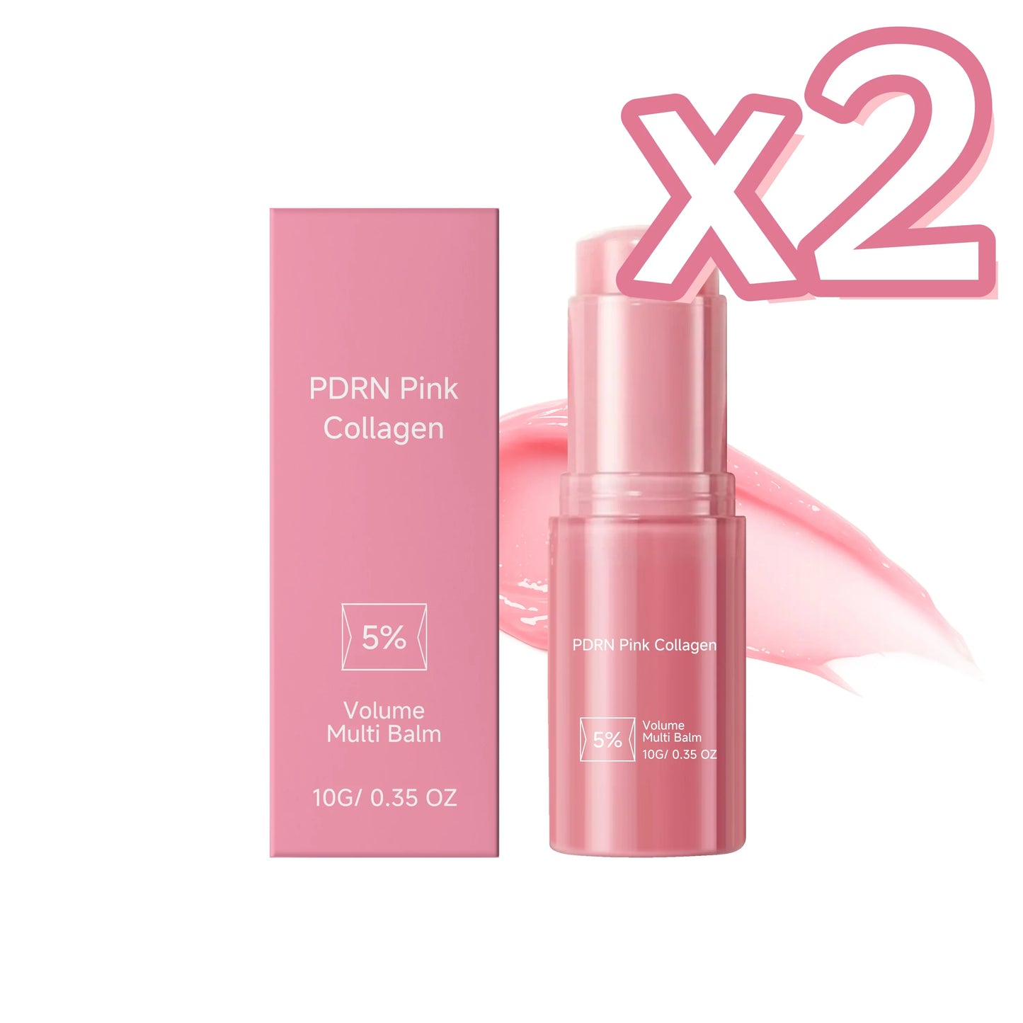 PDRN Collagen Multi Balm for Radiant Skin Peaceful Pleasures Health and Wellness 10g boxed x 2