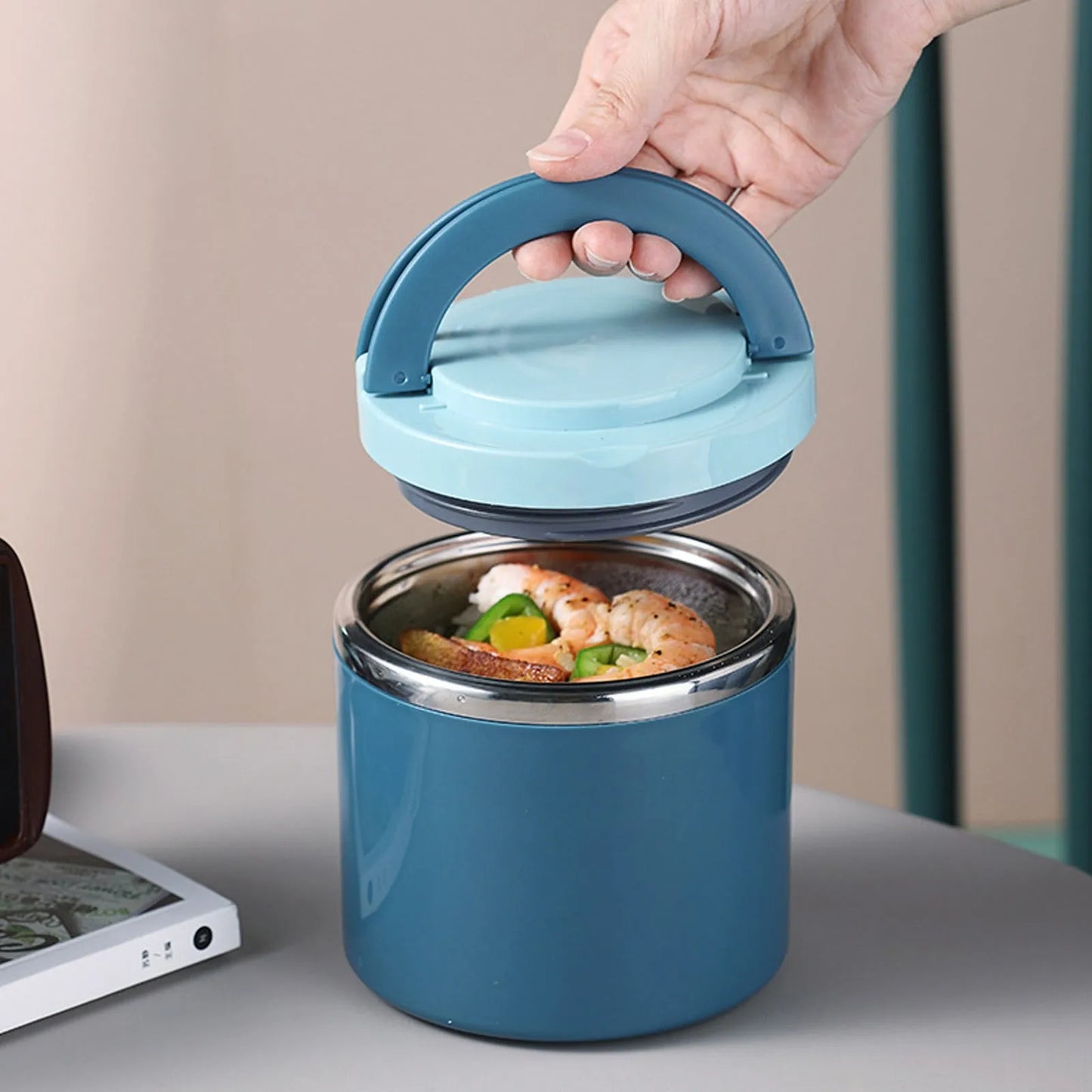 21 Oz Stainless Steel Vacuum Insulated Food Thermos Jar