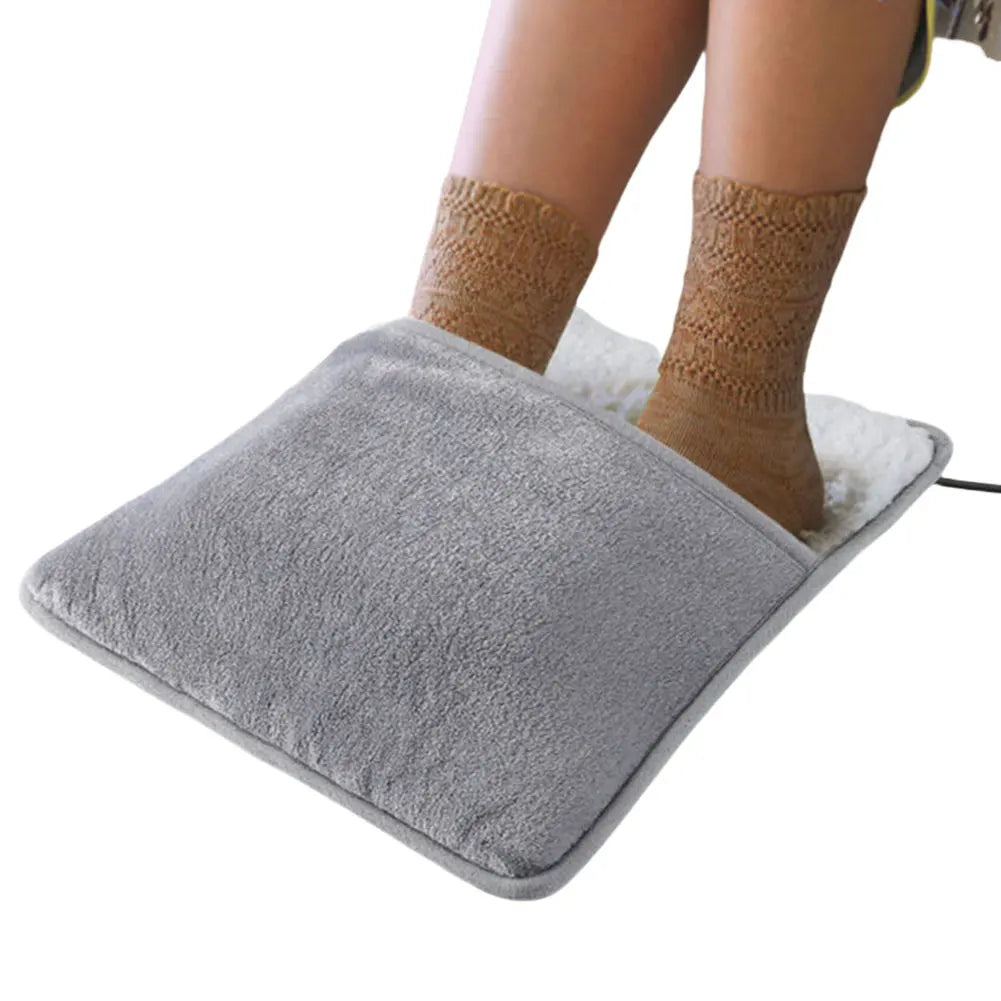 USB Electric Foot Warming Pad – Soft Plush Heated Foot Mat