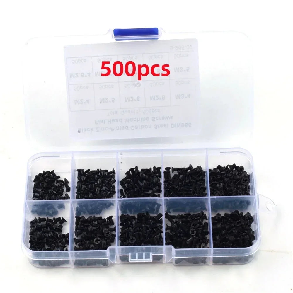 250/500pcs M2 M3 Laptop Screw Kit – HP Dell Asus Lenovo & More Peaceful Pleasures Health and Wellness