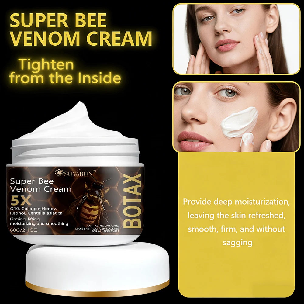 SUYARUN Super Bee Venom Botax Cream - Anti-Wrinkle, Firming & Hydrating Facial Treatment, For All Skin Types, Free Shipping. Peaceful Pleasures Health and Wellness