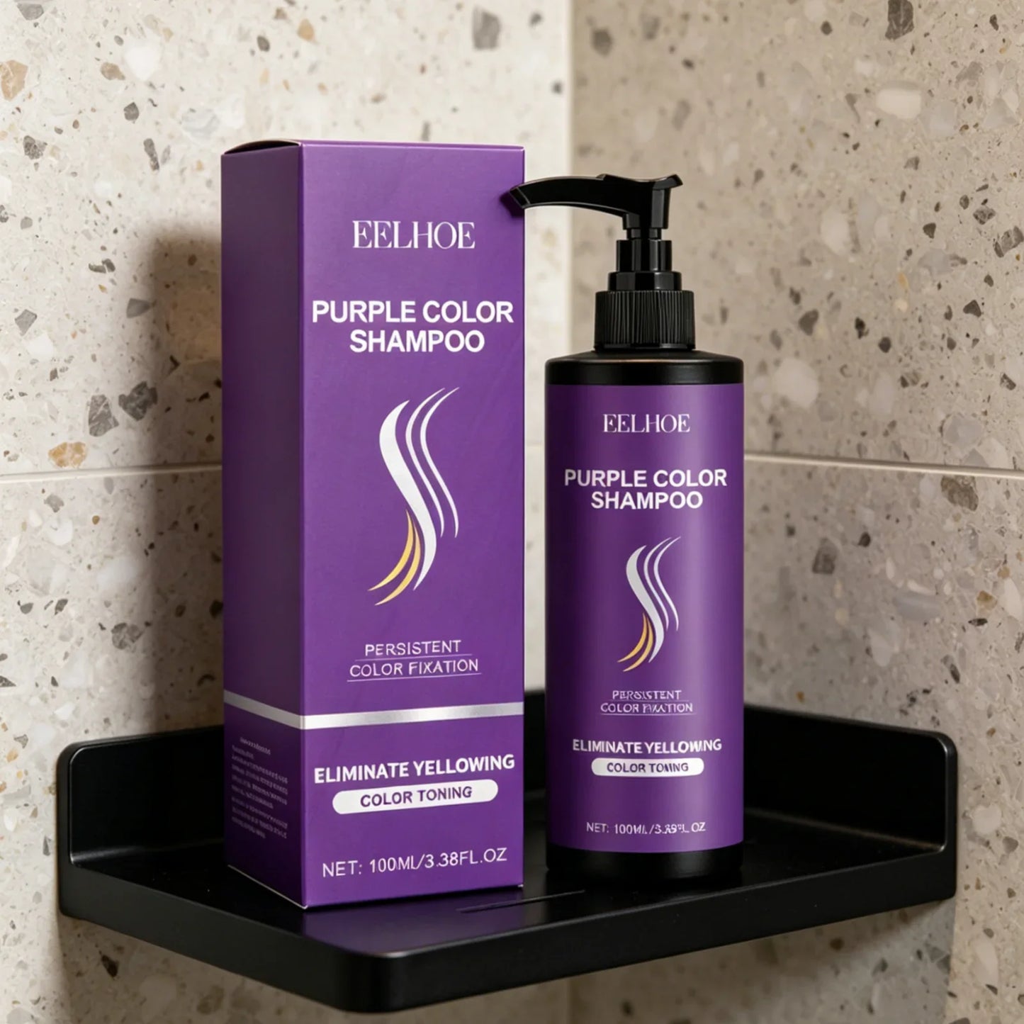 EELHOE Purple Toning Shampoo – Color Care & Moisture 100ml