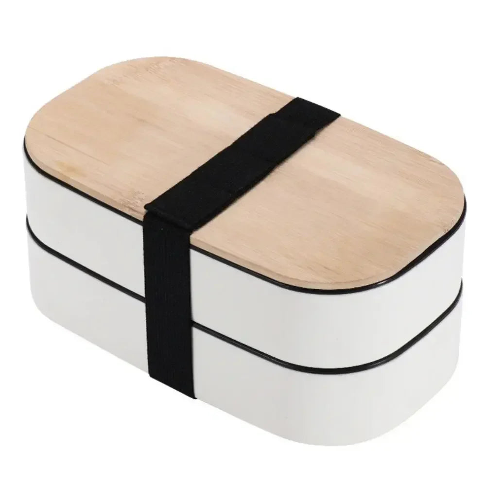 Stackable Bento Box with Utensils – 1200ml Meal Prep Lunch Box
