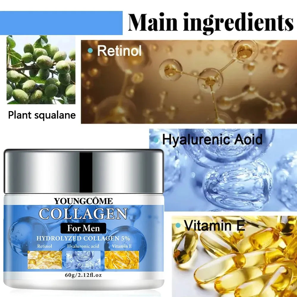 Collagen firming and moisturizing cream with retinol, vitamin E and hyaluronic acid Moisturizing Firming Brightening skincare Peaceful Pleasures Health and Wellness