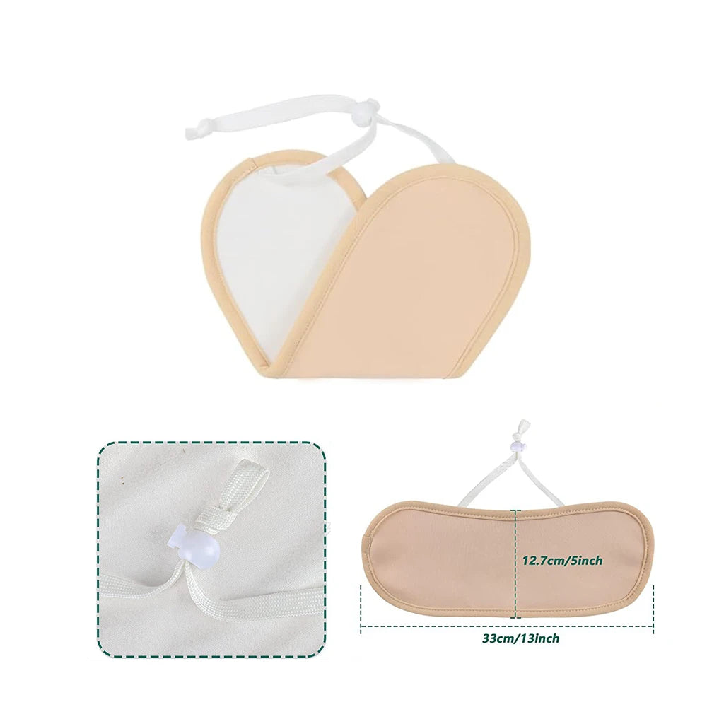 1Pc Castor Oil Pack Castor Oil Compression Wrap Self Conditioning Aid Improvement Supplies For Bowel Movements Digestion Peaceful Pleasures Health and Wellness Neck Khaki