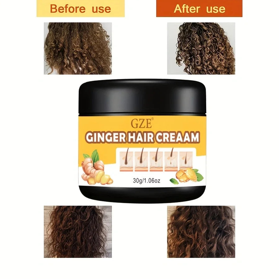 GZE Ginger Hair Strengthening Cream – Scalp Serum Conditioner
