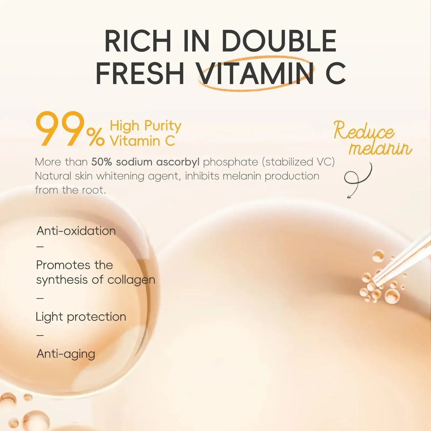 LAIKOU Vitamin C 5-Piece Skincare Set – Serum, Cream & Toner