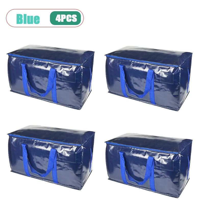 Large Heavy Duty Waterproof Woven Moving Storage Bag – Foldable