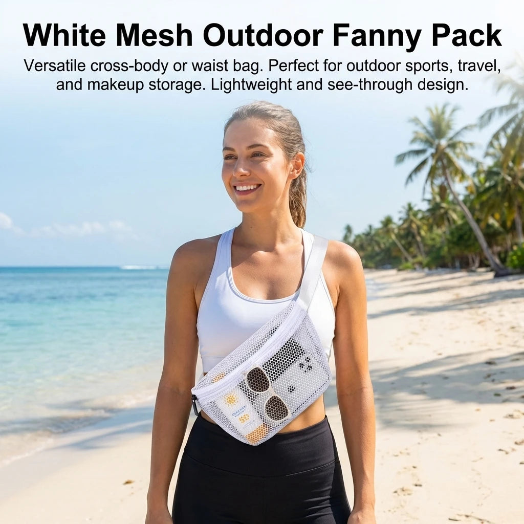 Outdoor Cosmetic Bag Portable Waist Bag Multi-functional Cosmetic Bag For Travel Hiking Peaceful Pleasures Health and Wellness