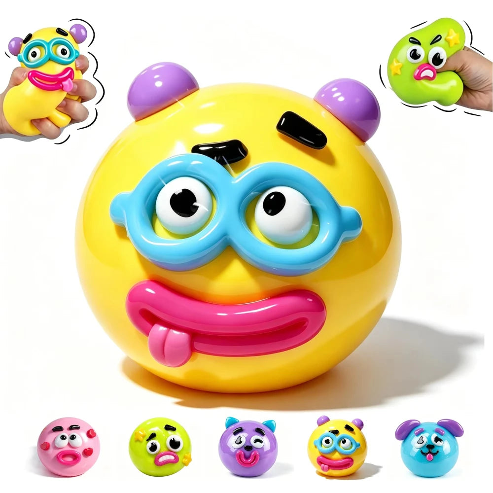 Dog Face Swap Squishy Toy | Slow Rise Squeeze Fidget