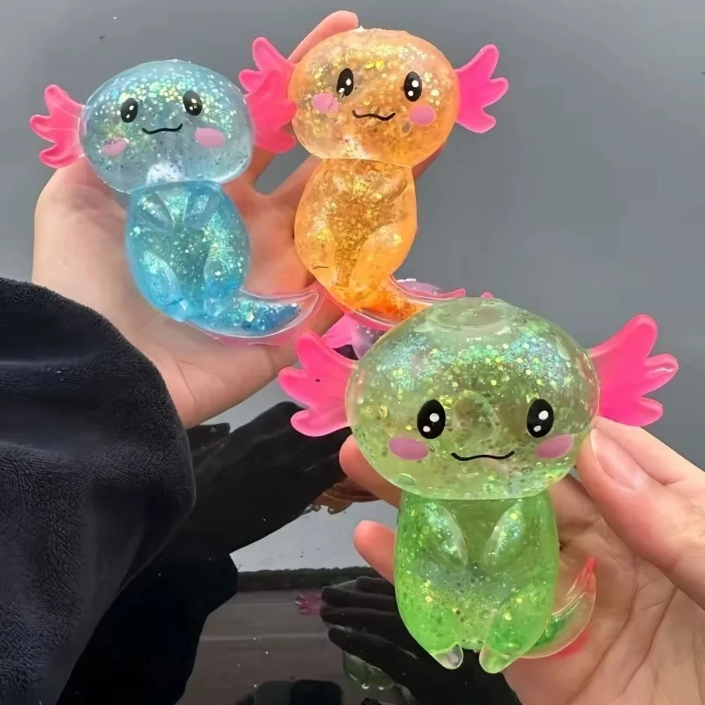Salamander Squishy Fidget Toy | Stretchy Slow-Rise Squeeze Fun