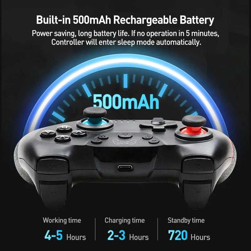AyeBeau Wireless Bluetooth Gamepad for Nintendo Switch & PC