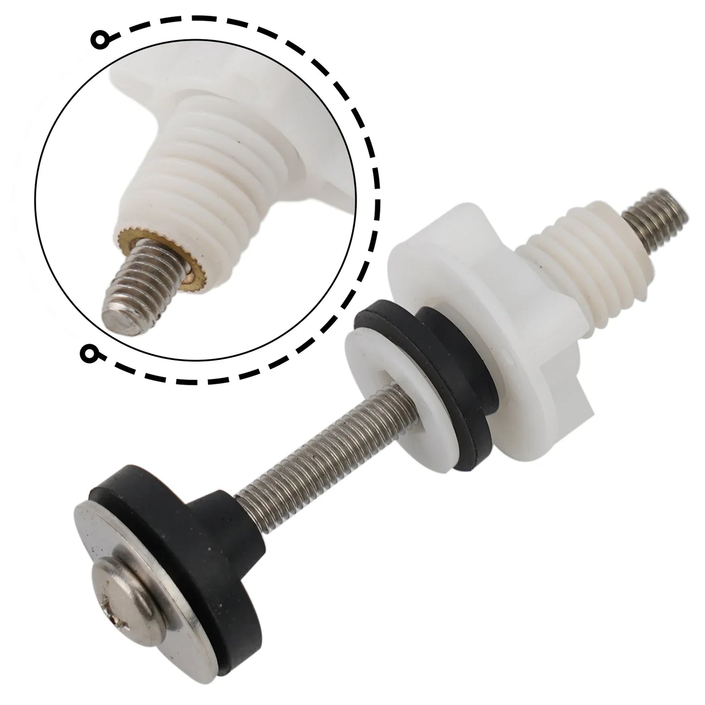 Toilet Cistern Close Coupling Bolt & Seal Kit | M6 Stainless
