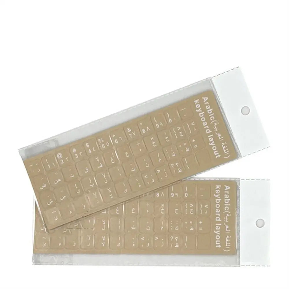 Korean Hebrew Russian Film Keyboard Stickers Keyboard Letter Sticker Computer Keyboard Cover Language Alphabet Sticker Peaceful Pleasures Health and Wellness Arabic