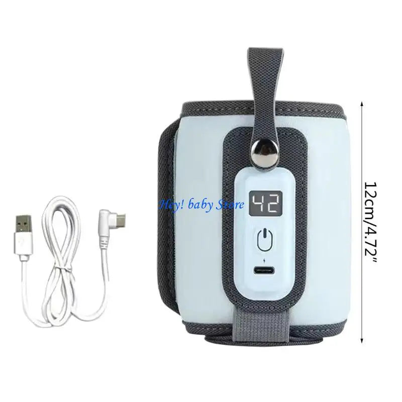 Portable USB Baby Bottle Warmer | 5-Gear Temperature Control