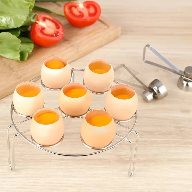 Stainless Steel Dual Head Egg Opener & Cutter Kitchen Tool