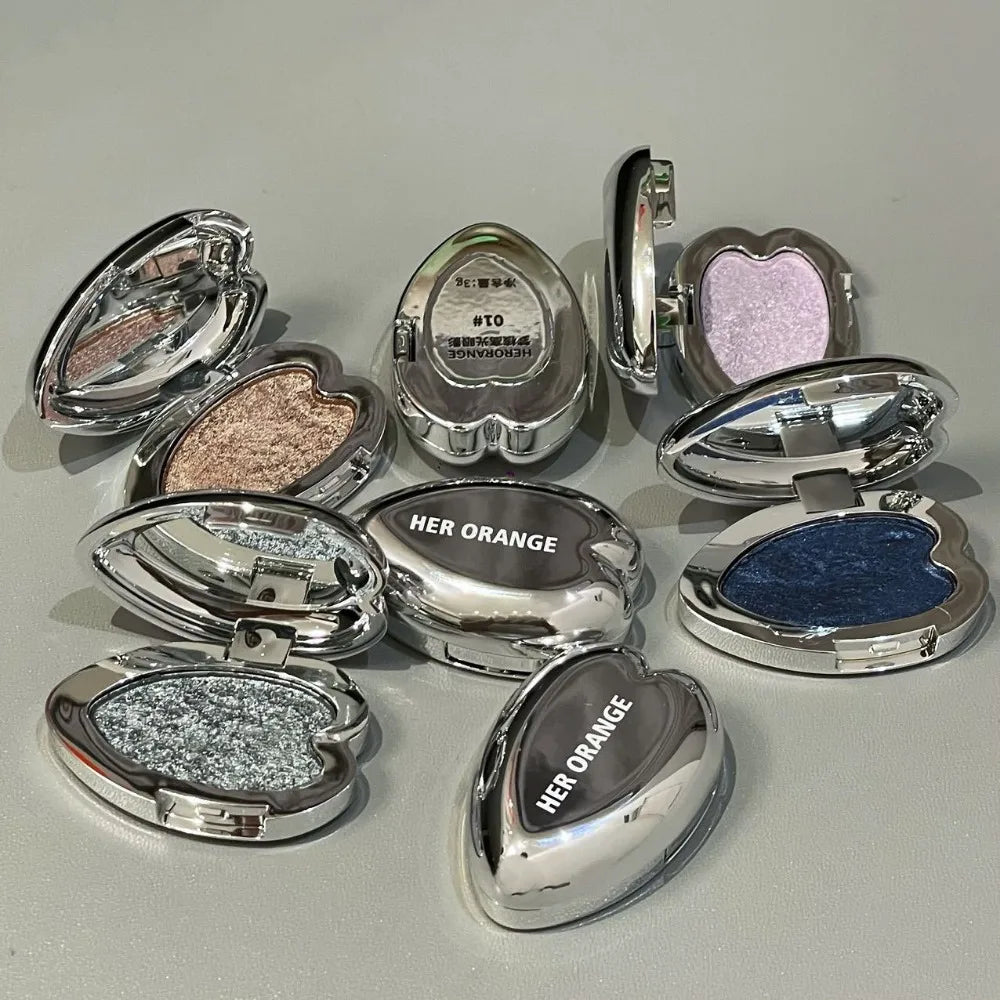 Pearlescent Metallic Glitter Eyeshadow | Shimmer Single Pan