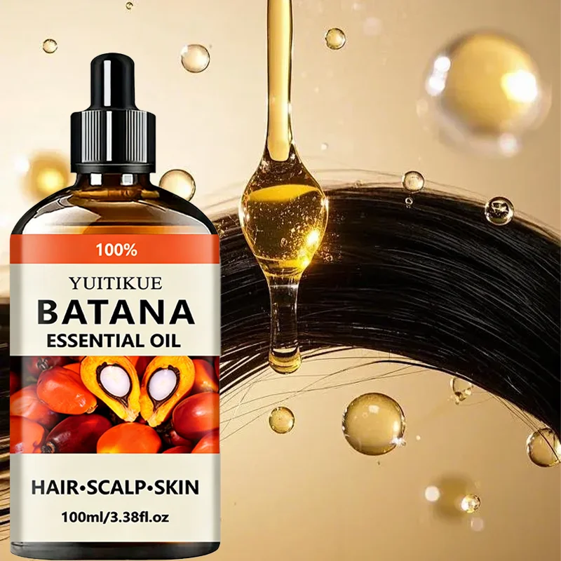 Yuitikue 100% Pure Batana Essential Oil, 100ml Natural Multi-Use Oil for Hair Growth, Scalp Care & Skin Moisturizing Peaceful Pleasures Health and Wellness