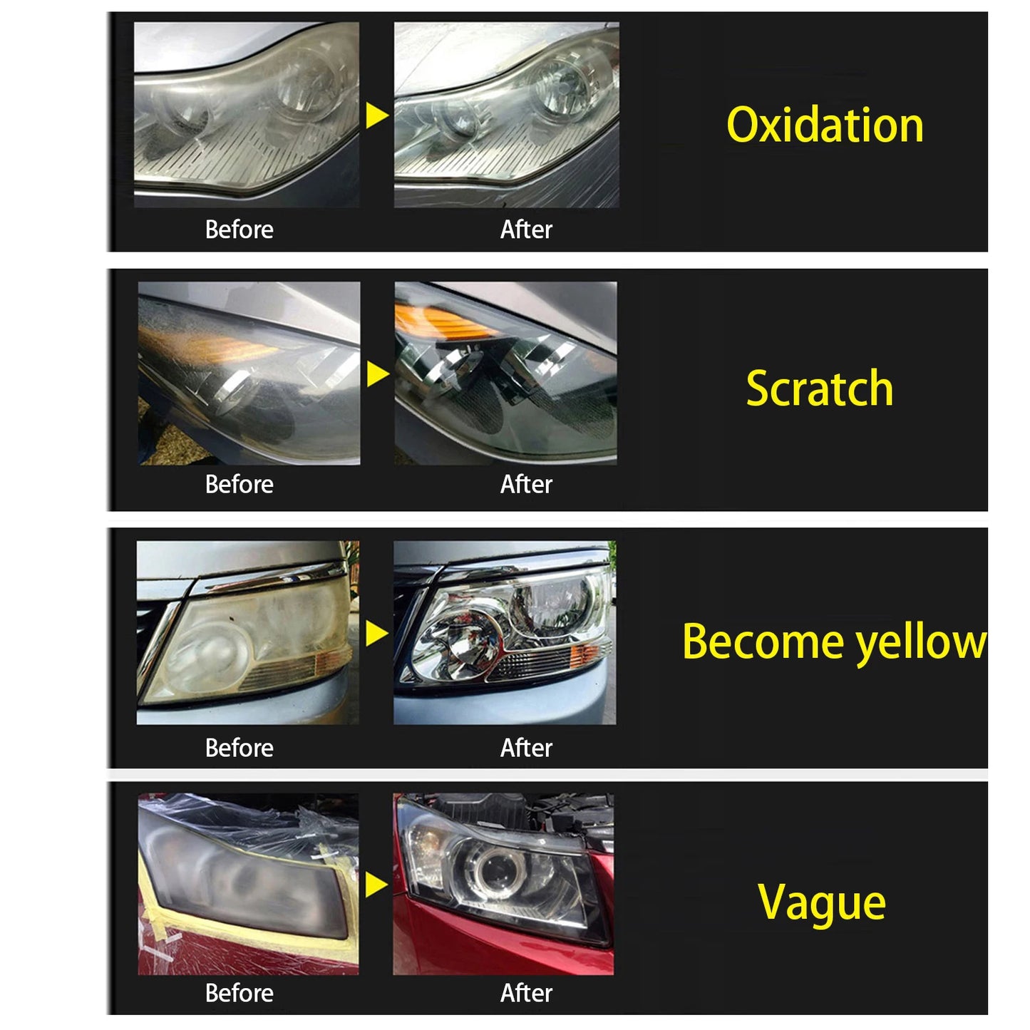 Car Headlight Restoration Kit | Heating Atomization Polish Tool