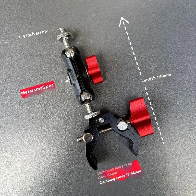 Camera Super Clamp & Double Ball Head Magic Arm Mount Kit