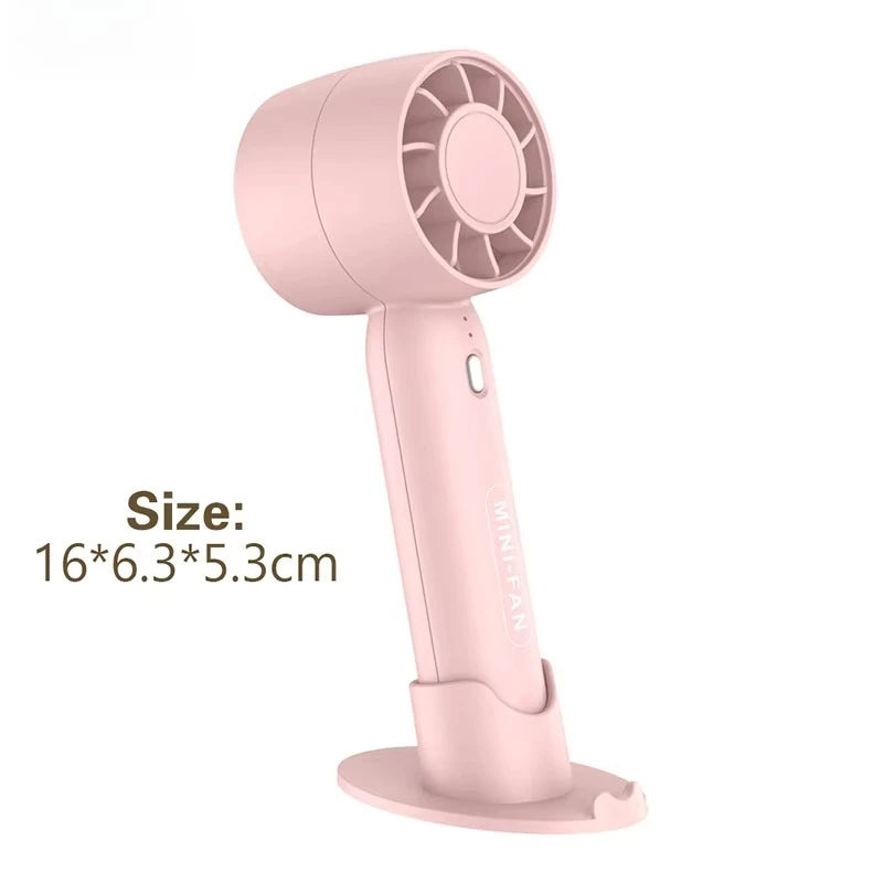Portable 2-in-1 USB Mini Fan | 3-Speed Handheld & Desktop