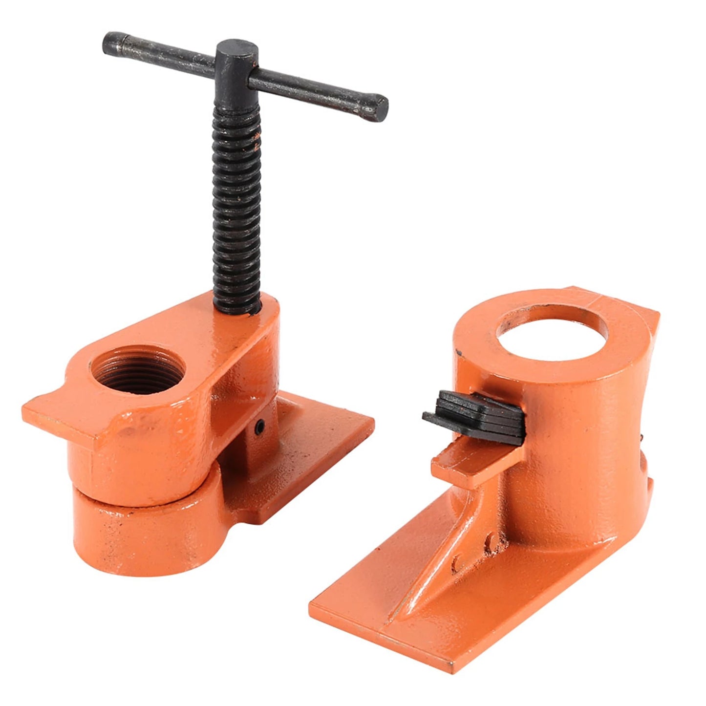 Heavy Duty Pipe Clamp Jaws Vise Fixture Woodworking Tool