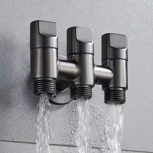 3-Way Angle Valve Multifunctional Diverter | Water Flow Control Diverter Valve Peaceful Pleasures Health and Wellness