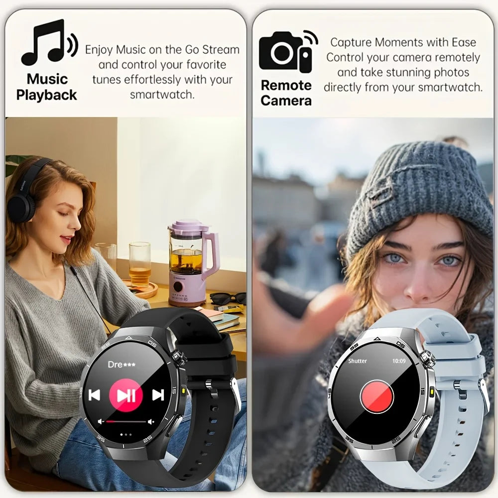 ERUN Smart Watch – Calls, Sports Modes & Remote Camera Control
