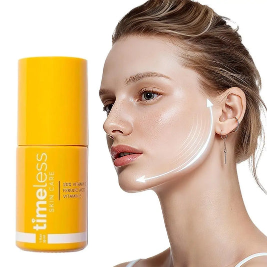Vitamin C Serum with Ferulic Acid, Nourishing Moisturizing Firming Facial Essence, Hydrating Anti-Aging Skin Care Liquid 30ml Peaceful Pleasures Health and Wellness