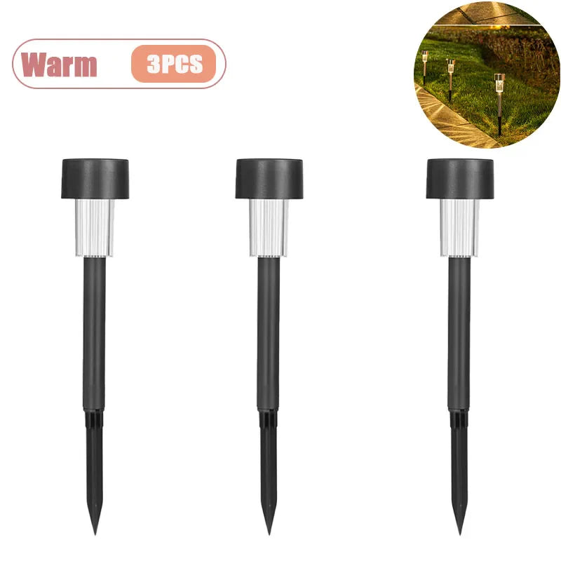 Solar Stainless Steel Pathway Lights | Waterproof Garden Stake