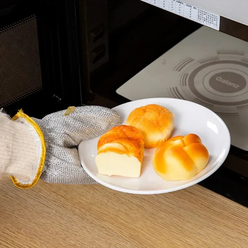 Silver Wire Dishwashing Gloves – Reusable Kitchen Scrubbers