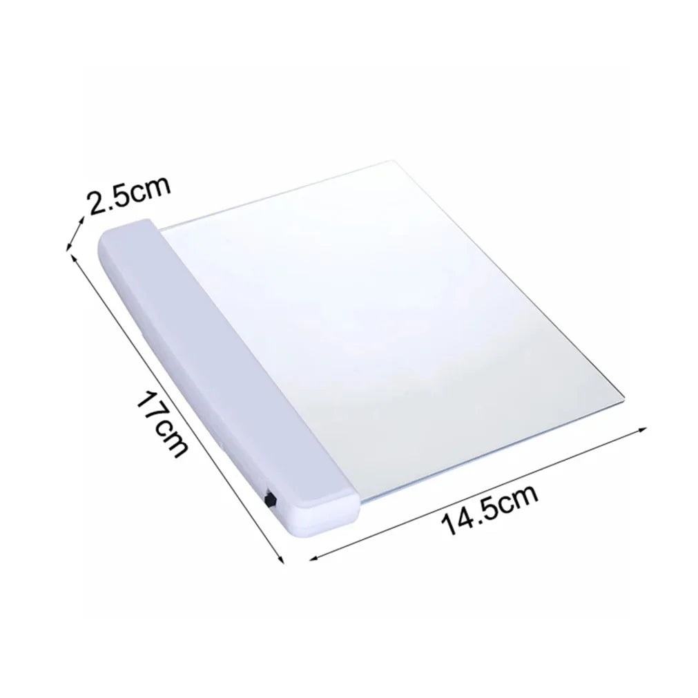 LED Transparent Book Light – Portable Tablet Reading Desk Lamp
