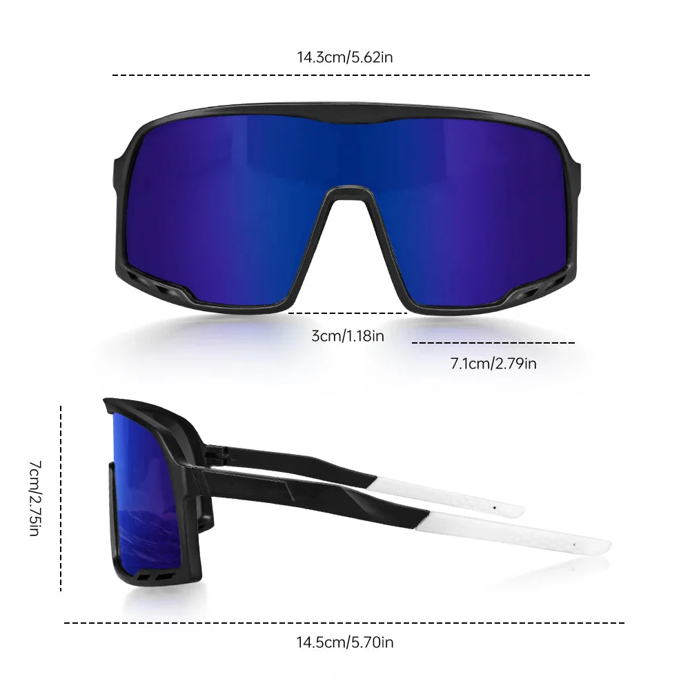 UV400 Cycling Glasses – Unisex Sport Sunglasses, TAC Lens